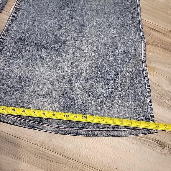 Hummer Body Colour Jeans Womens 30 Blue Wide Leg Baggy Washed - Picture 11 of 11